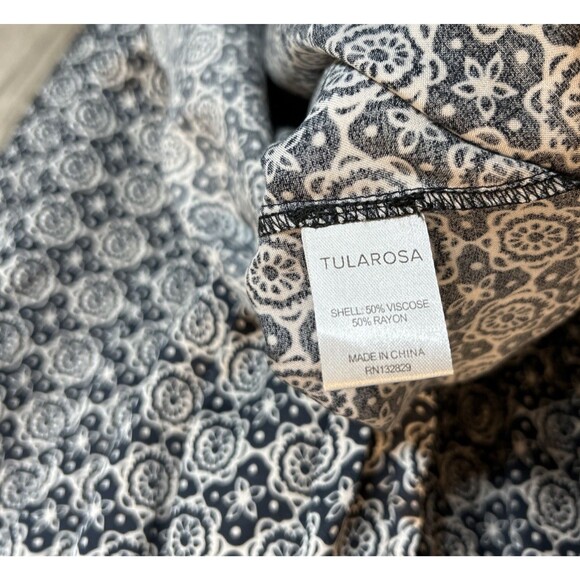 Tularosa Mini Dress Off The Shoulders Satin Black and White Size S - Picture 4 of 8